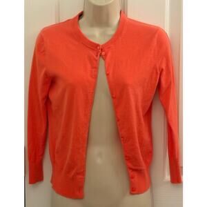Croft & Barrow Melon Colored Cardigan. Size XS